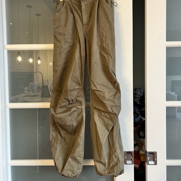 Bershka Pants - Bershka parachute pants